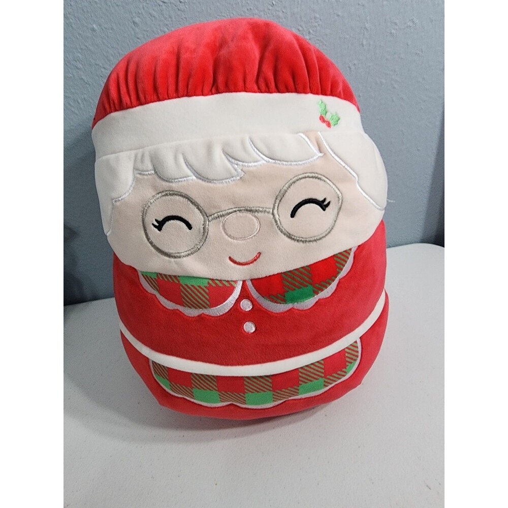 Mrs Claus Squishmallow Christmas Nicolette 14” Mrs Claus Kelly Toy Plush